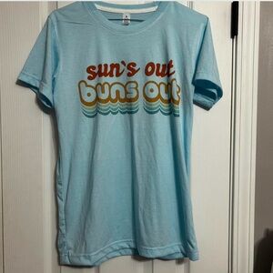 Light Blue Graphic Tee